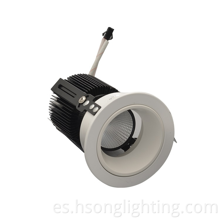 Venta caliente Mini 12W LED LED LIGHT ARTIESS ANTI GLARE Full Watt Ra90 COB Spotlight para iluminación interior